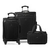 T Travelpro Runway 3 piece Luggage Set, Carry on UnderSeat Luggage Soft Tote New