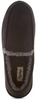 FLOOPI MEN’S CLASSIC MICROSUEDE MOCCASIN SLIPPER SIZE 9-10 - SIZE: MEN M - BLACK