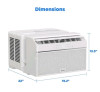 MIDEA 12,000 BTU WINDOW AIR CONDITIONER UNIT - WHITE