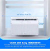 MIDEA 12,000 BTU WINDOW AIR CONDITIONER UNIT - WHITE