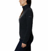 1802201010 COLUMBIA WOMENS GLACIAL IV 1/2 ZIP BLACK SIZE XS New