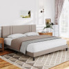 Novilla QUEEN BED FRAME WITH HEADBOARD BED FRAME QUEEN SIZE NO BOX SPRING NEEDED