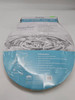 DREAM BATH HARD PLASTIC TOILET SEAT NON-SLIDE HINGES FIT 17" TOILET BOWLS WHITE
