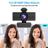 LITEPRO WEBCAM WITH MICROPHONE & PRIVACY COVER, 1080P HD WEB C70-BLK - BLACK