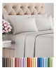 CGK LINENS King 6 Piece Hotel Luxury Bedding Set - French Grey New