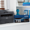 BROTHER® GENUINE TN730 BLACK TONER CARTRIDGE, STANDARD YIELD, SINGLE PACK New