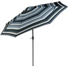 Sunnydaze Outdoor Patio Umbrella Polyester Table Market Umbrella