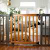 Summer Infant West End Extra Wide Safety Pet Baby Gate 27073Z - Oak & Slate