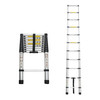 TELESCOPING LADDER 10.5FT ALUMINUM ALLOY FOLDING HEAVY DUTY 300LBS LOAD,ALUMINUM