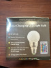 KOBRA COLOR CHANGING LED 4 LIGHT BULBS W/ 2 REMOTES 3W E26/E27 - WHITE SILVER