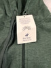 PACIFIC POLO CLUB FLEECE FULL-ZIP HOODIES - SIZE: MEN L GREEN - GREEN New