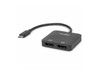 Rocstor USB-C to Dual DisplayPort Adapter - 4K/60Hz - 1 x USB Type C - Male - 2