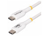 StarTech 13ft USB-C Charging Cable White USB2EPR13FW