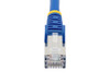 StarTech 6in CAT6a Ethernet Cable - Blue - Low Smoke Zero Halogen (LSZH) - 10GbE