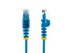 StarTech 4ft Blue Slim CAT6 Ethernet Cable, Snagless RJ45, LSZH, 28AWG Pure Bare