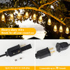 BRIGHTEVER 50FT OUTDOOR STRING LIGHTS WATERPROOF 2700K BRIGHT LED PATIO LIGHTS New