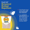 Fresh Cab Rodent Repellent - Botanical Pest Control for Indoor Use - 4-Pack New