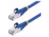 StarTech 1ft Blue CAT8 Ethernet Cable, Snagless RJ45, 25G/40G, 2000MHz, 100W
