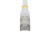 StarTech 1ft CAT6a Ethernet Cable - White - Low Smoke Zero Halogen (LSZH) -
