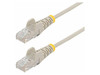 StarTech 15ft Gray Slim CAT6 Ethernet Cable, Snagless RJ45, LSZH, 28AWG Pure