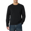 AMAZON ESSENTIALS MEN'S RELAXED-FIT LONG SLEEVE HENLEY BLACK SIZE SMALL New