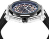 TIMEMATRIX FIVE-POINTED STAR SERIES MEN'S SKELETONIZED WATCH - BLACK/SILVER