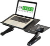 WORK EZ BEST XL ADJUSTABLE LAPTOP STAND LAP DESK WEBLS-B - BLACK