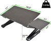 WORK EZ BEST XL ADJUSTABLE LAPTOP STAND LAP DESK WEBLS-B - BLACK