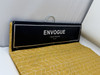 ENVOGUE TABLE RUNNER WITH EMBROIDERED CHEVRON PATTERN 14" X 72" - MUSTARD YELLOW New