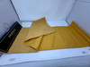 ENVOGUE TABLE RUNNER WITH EMBROIDERED CHEVRON PATTERN 14" X 72" - MUSTARD YELLOW New