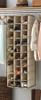 WHITMOR HANGING SHOE ORGANIZER [48IN X 16.5IN X 11.5IN] - BROWN