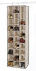 WHITMOR HANGING SHOE ORGANIZER [48IN X 16.5IN X 11.5IN] - BROWN