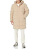 AMAZON ESSENTIALS MENS HOODED LONG PUFFER COAT - SIZE: MEN 2XL - TAN New