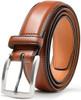 CARLO FELLINI BELTS HAND MADE 100% COW LEATHER SIZE: 38/40 - BROWN