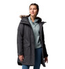 WL0885 COLUMBIA WOMEN’S SUTTLE MOUNTAIN LONG INSULATED JACKET - SIZE M - BLACK