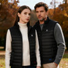 MRAWARM HEATED VEST, LIGHTWEIGHT ELECTRIC HEATED VEST MEN WOMEN S - BLACK
