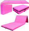 Signature Fitness Fitvids Folding Exercise Aerobics Mat 4'x10'x3" - Pink