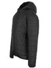 SPIRE MEN'S SHERPA LINED HOODED PUFFER JACKET - SIZE: MEN 2XL - BLACK
