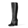 AMAZON ESSENTIALS WOMEN'S TALL BOOTS CHUNKY BLOCK HEEL SIZE 9 BLACK