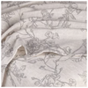 KATHY IRELAND HOME 100% TURKISH COTTON FLANNEL TOILE SHEET SET, QUEEN - GRAY