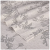 KATHY IRELAND HOME 100% TURKISH COTTON FLANNEL TOILE SHEET SET, QUEEN - GRAY