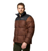 208686 COLUMBIA MENS PUFFECT III JACKET - SIZE: MEN S - TOBACCO/BLACK