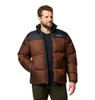 208686 COLUMBIA MENS PUFFECT III JACKET - SIZE: MEN S - TOBACCO/BLACK