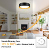 BrightHome Flush Mount Ceiling Light, 13in 2600LM, 25W, Ceiling Light Fixture