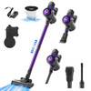FUNCCUBE CORDLESS VACUUM CLEANER LIGHTWEIGHT 2-IN-1 STICK S1079 - PURPLE/GRAY