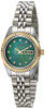 Armitron Women's Genuine Crystal Accented Bracelet Watch, 75-2475 GREEN/TWO TONE