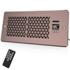 MATULSA REGISTER BOOSTER FAN 4" X 10" REGISTER HOLES WITH REMOTE CONTROL BRONZE