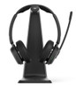 EPOS IMPACT 1061T HEADSET AND WIRELESS CHARGER DOCK DSBT3 - BLACK