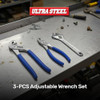 ULTRASTEEL UJ0002CK PLIER SET 3PCS - SILVER BLUE New