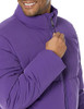 AMAZON ESSENTIALS MENS MOCK NECK HEAVYWEIGHT PUFFER COAT - SIZE: MEN M - PURPLE New